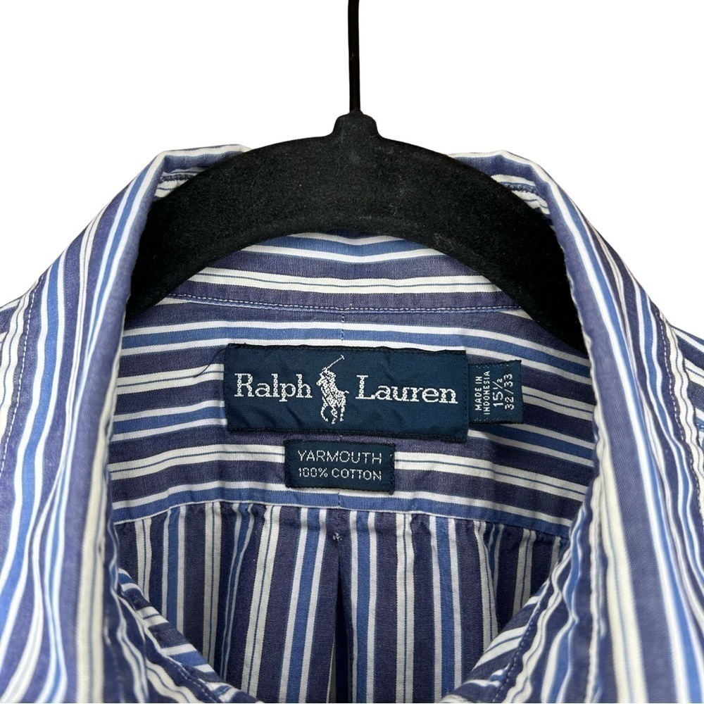 🌟 Ralph Lauren Yarmouth 100% Cotton Men’s Dress Shirt - Size 15 1/2, 32/33 🌟 - Picture 4 of 4